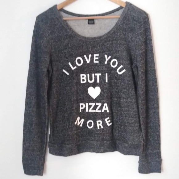 Miss Chievous Tops - Miss Chievous I love you But I ❤️ Pizza More Shirt